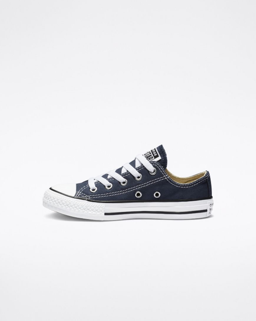 Tenis Converse Chuck Taylor All Star Classicos Cano Baixo Menina Azul Marinho | PT S0741P0